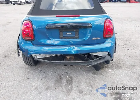 2022 Mini Convertible John Cooper Works z USA, uszkodzony, nr VIN WMW63DL0XN3P15732